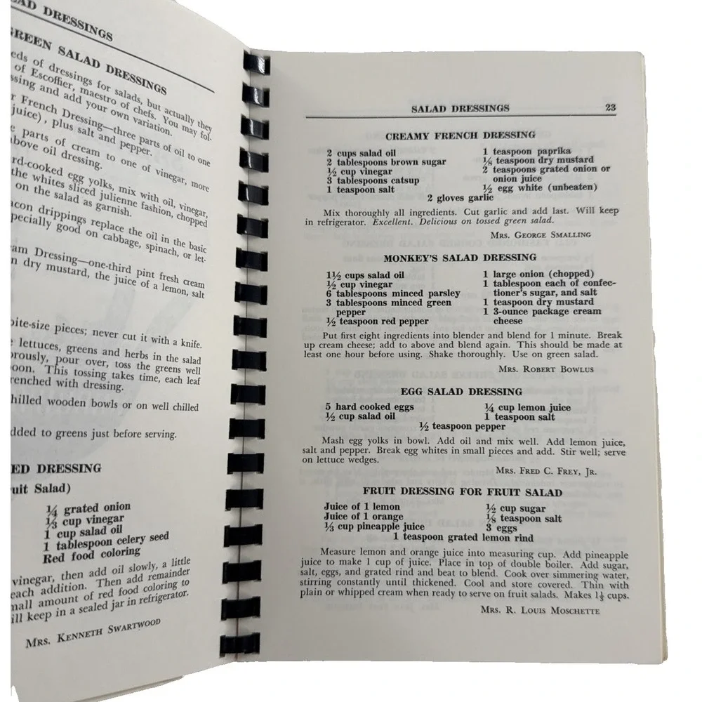 The River Road Recipes Junior League Baton Rouge LA Spiral Cookbook Vintage 1976